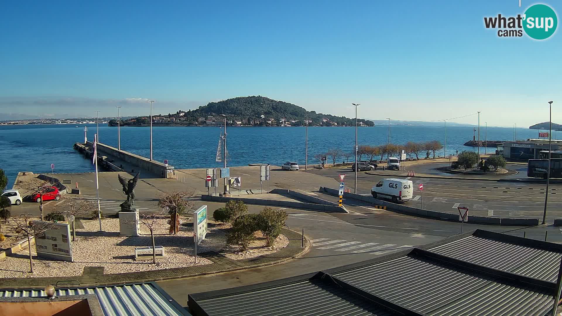 Webcam Ugljan – Preko Ferry to Zadar