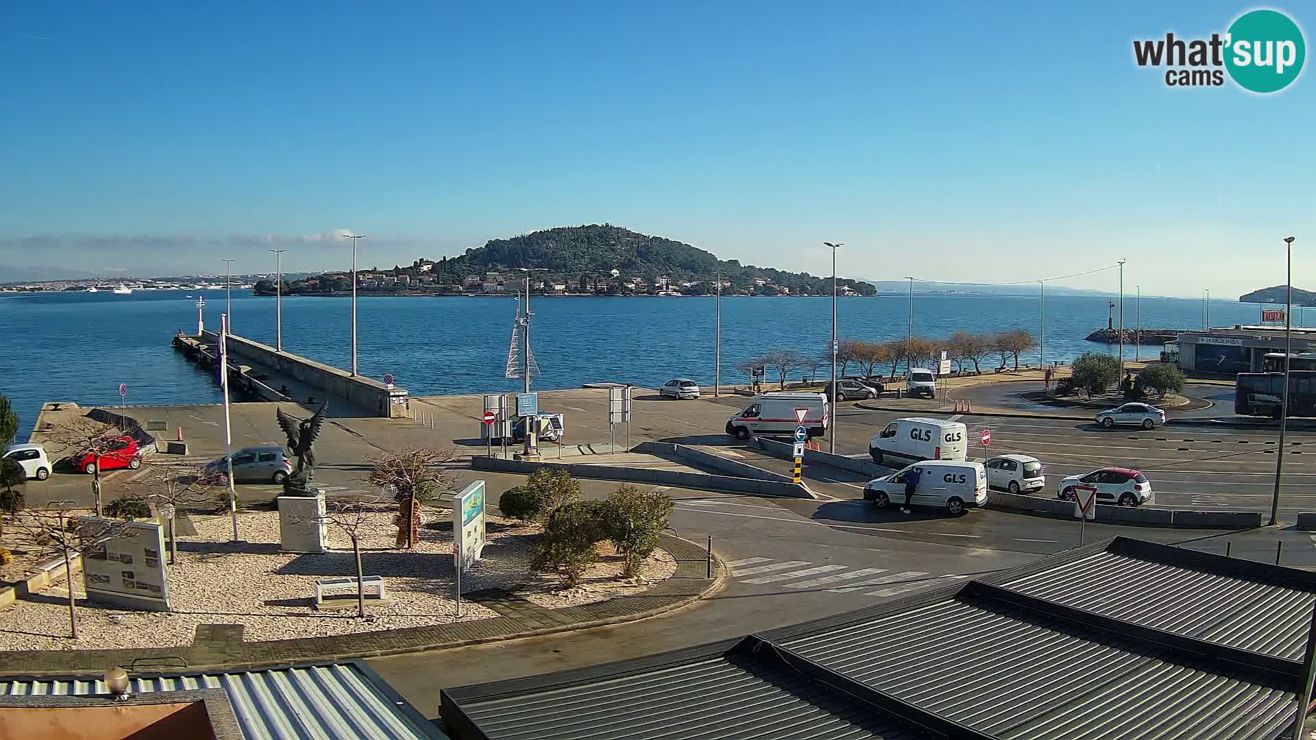 Webcam Ugljan – Preko Ferry to Zadar