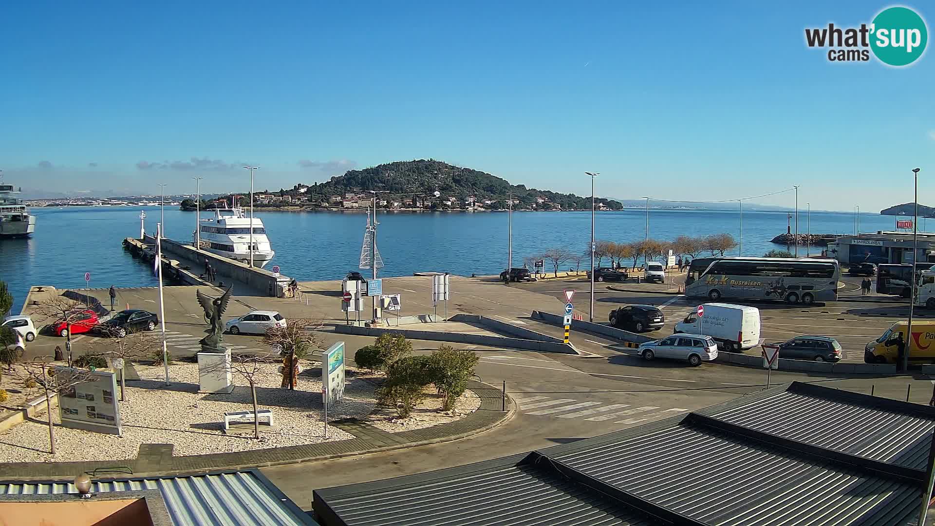 Webcam Ugljan – Preko Ferry to Zadar