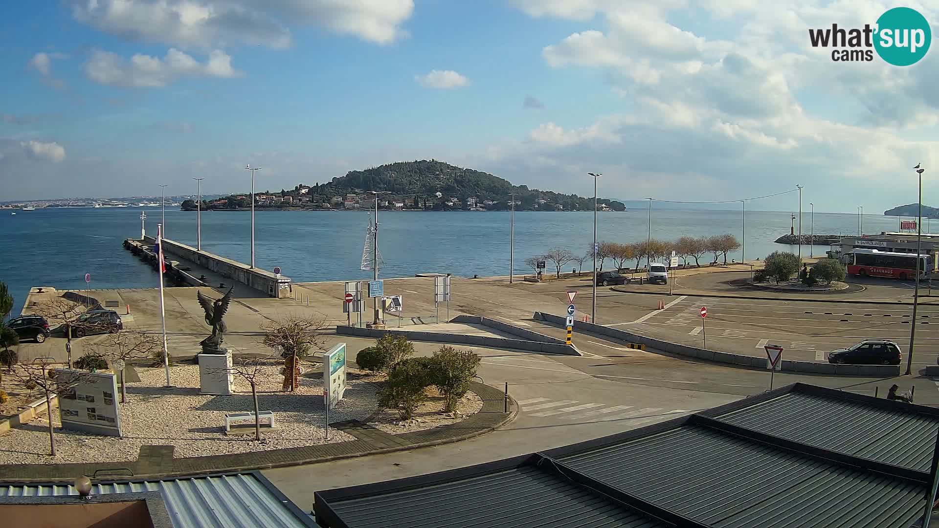 Webcam Ugljan – Preko Ferry to Zadar