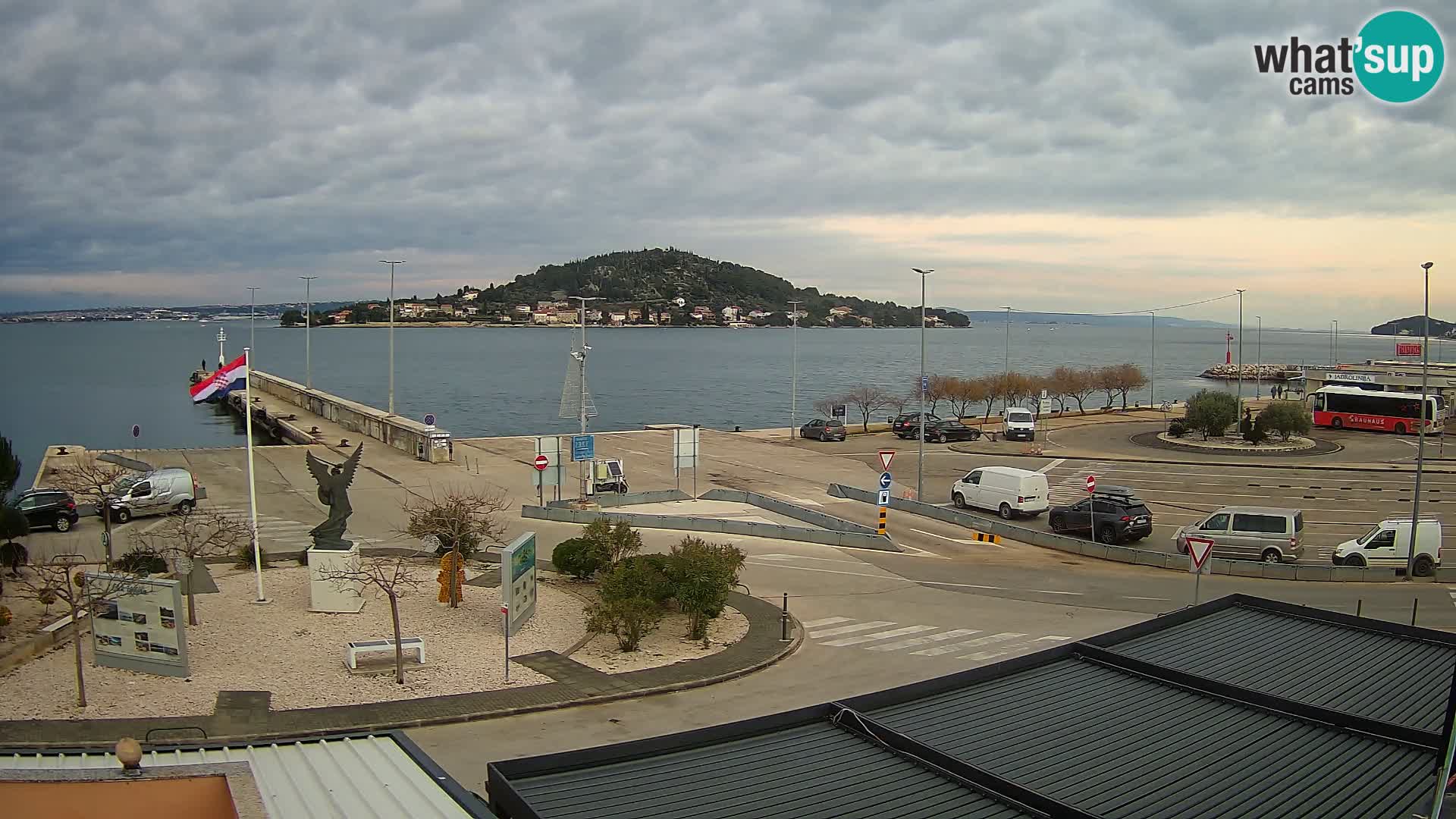 Webcam Ugljan – Preko Ferry to Zadar