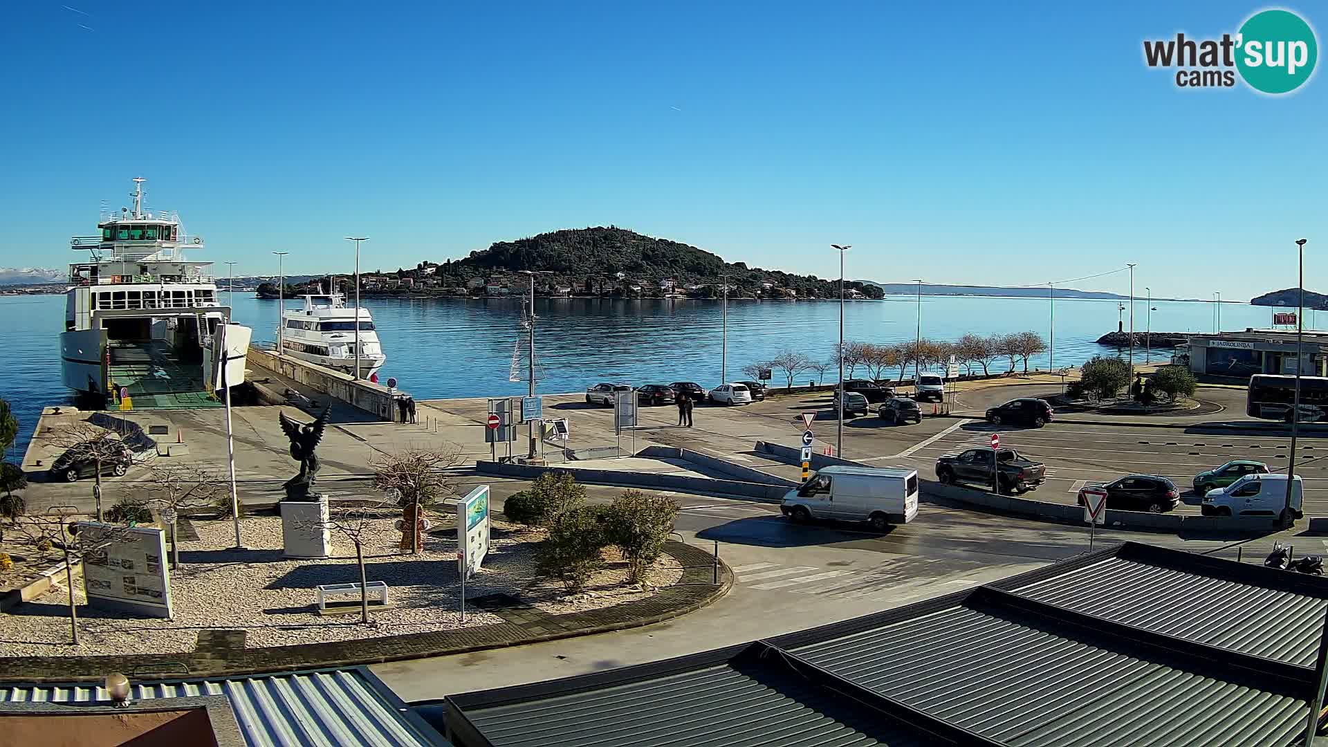 Web cam UGLJAN – Ferry de Preko à Zadar