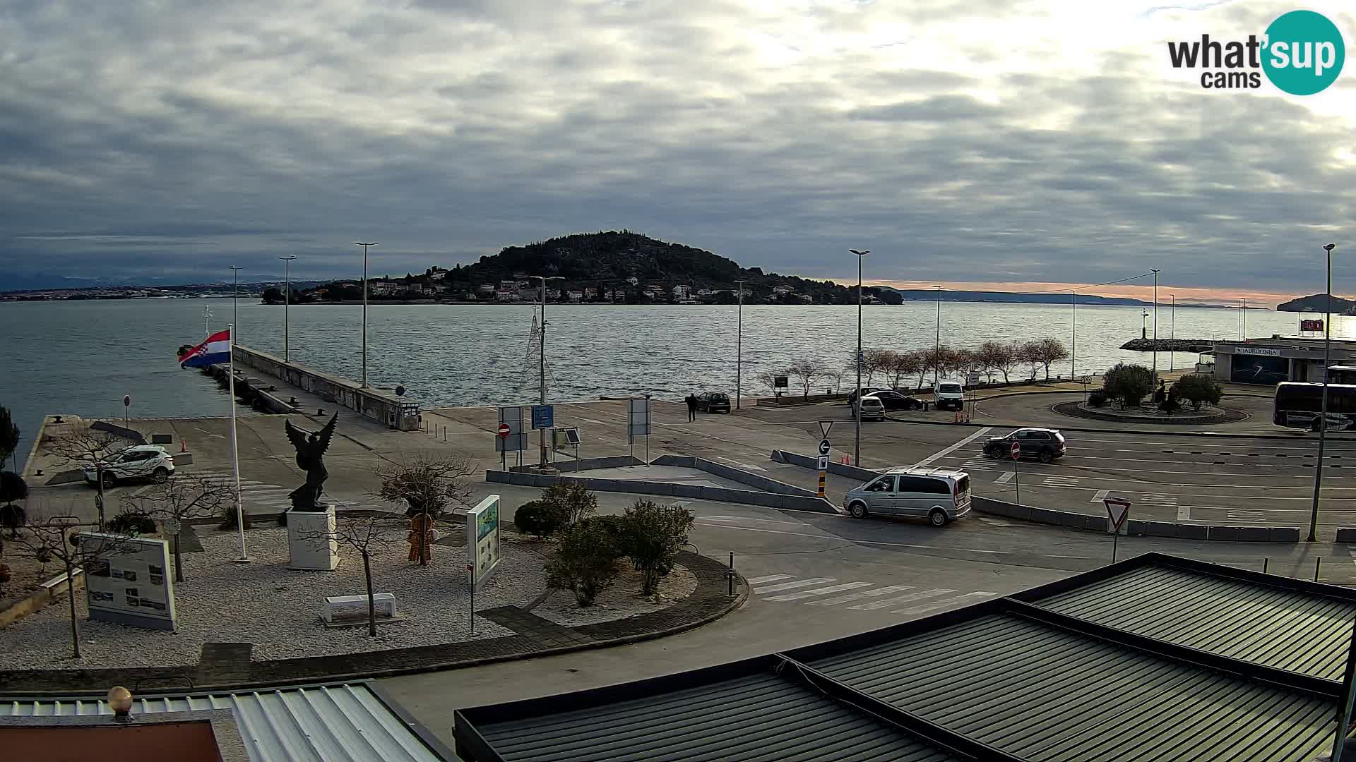 Webcam Ugljan – Preko Ferry to Zadar