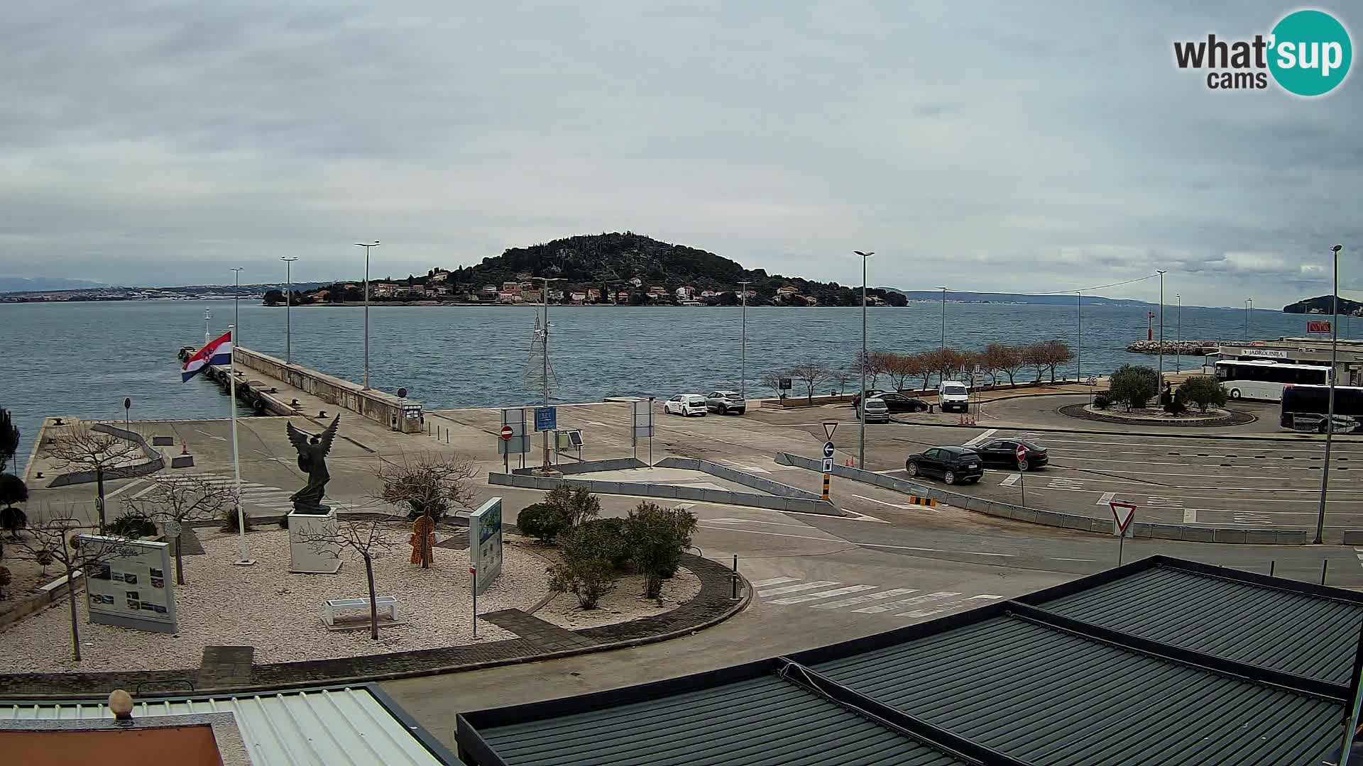 Webcam Ugljan – Preko Ferry to Zadar