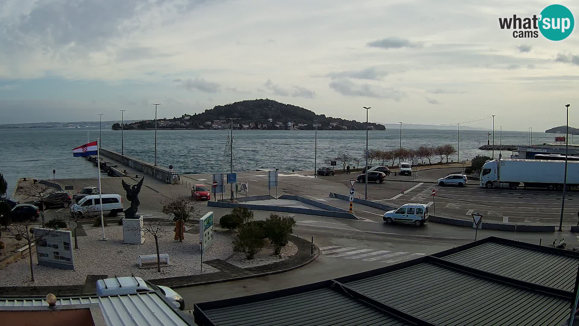 Webcam Ugljan – Preko Ferry to Zadar