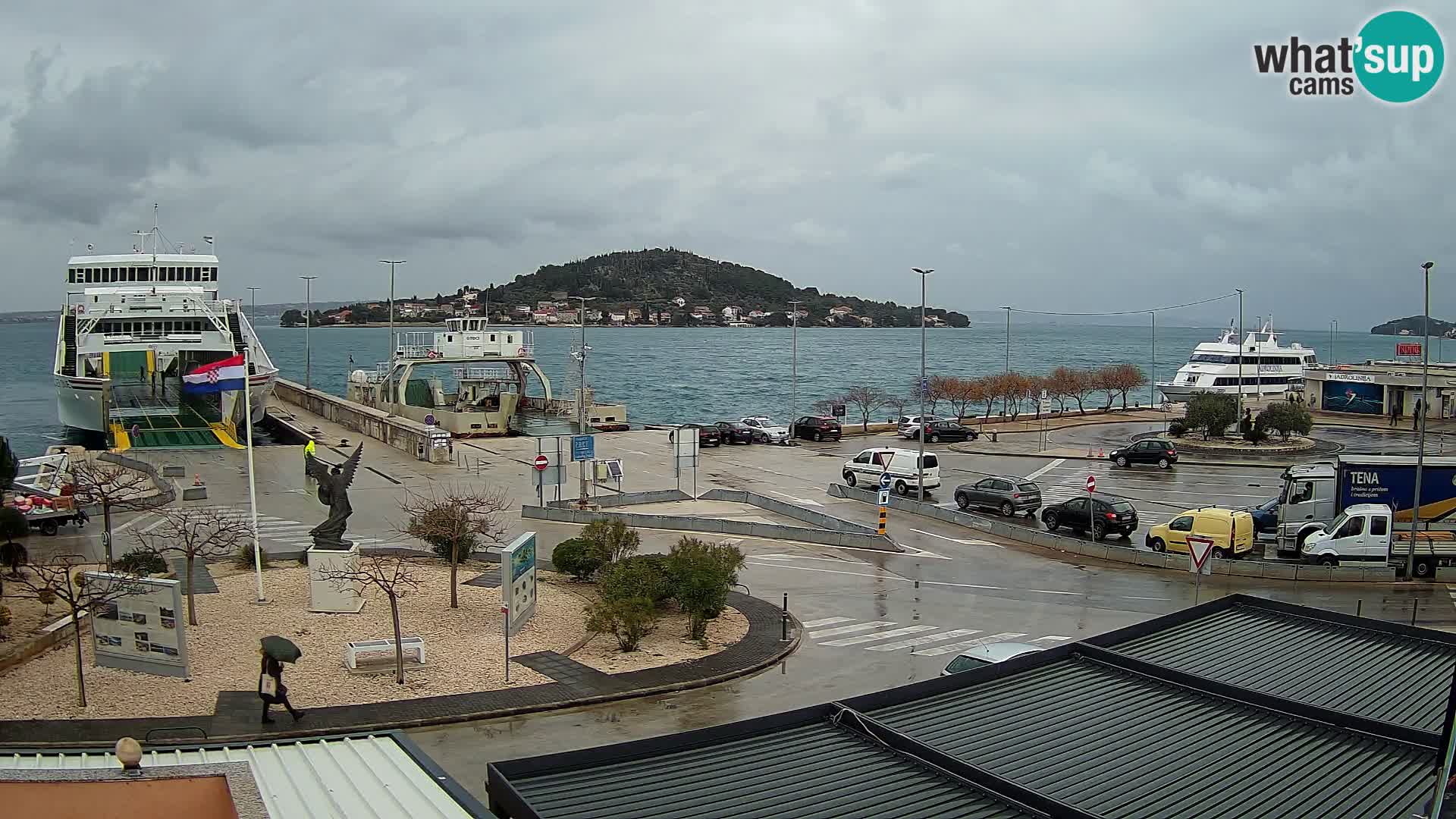 Webcam Ugljan – Preko Ferry to Zadar