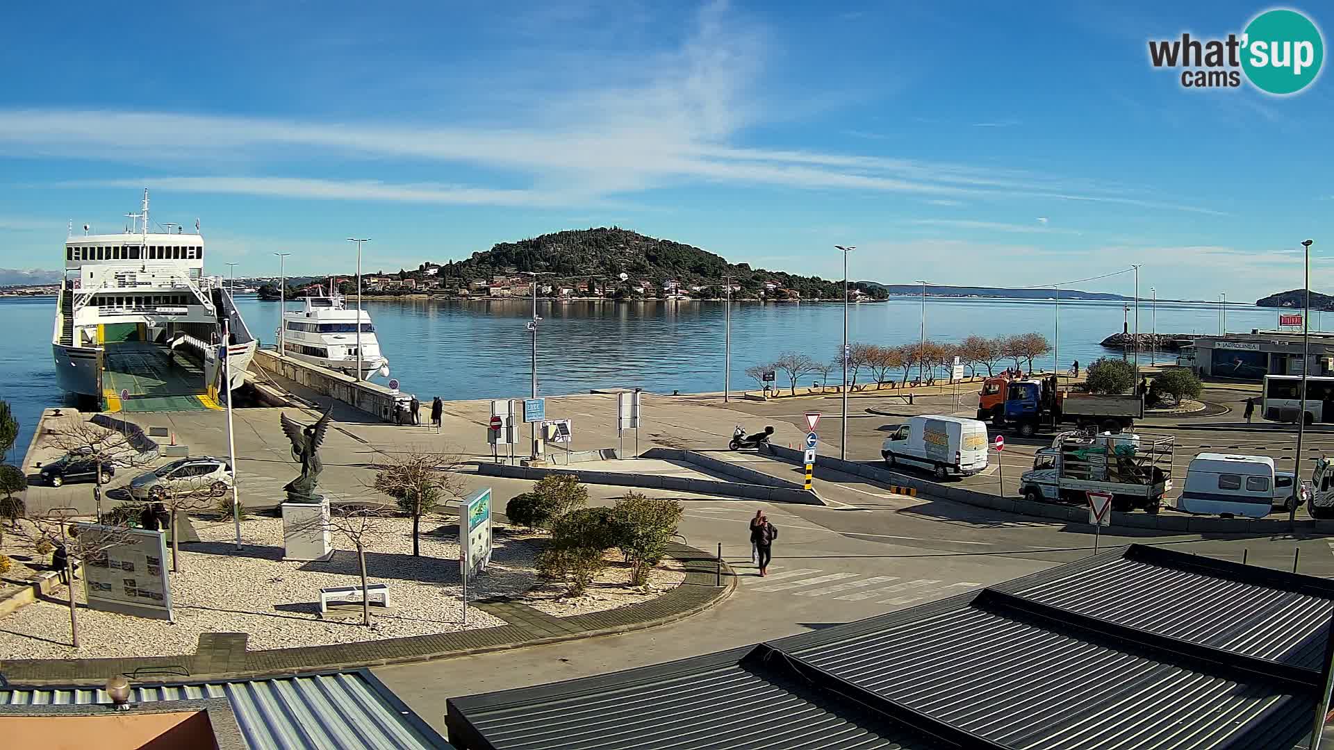 Webcam Ugljan – Preko Ferry to Zadar