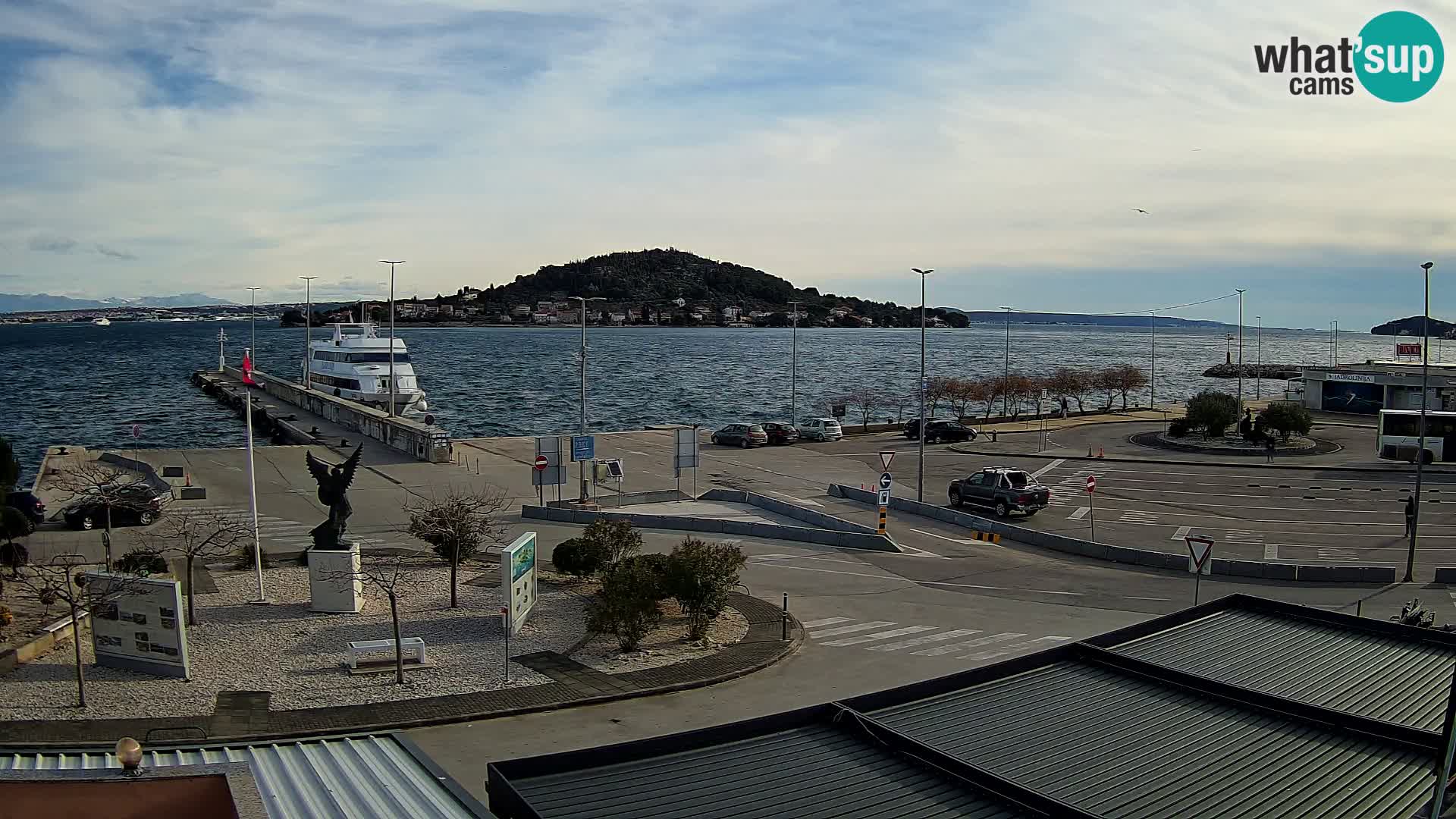 Webcam Ugljan – Preko Ferry to Zadar