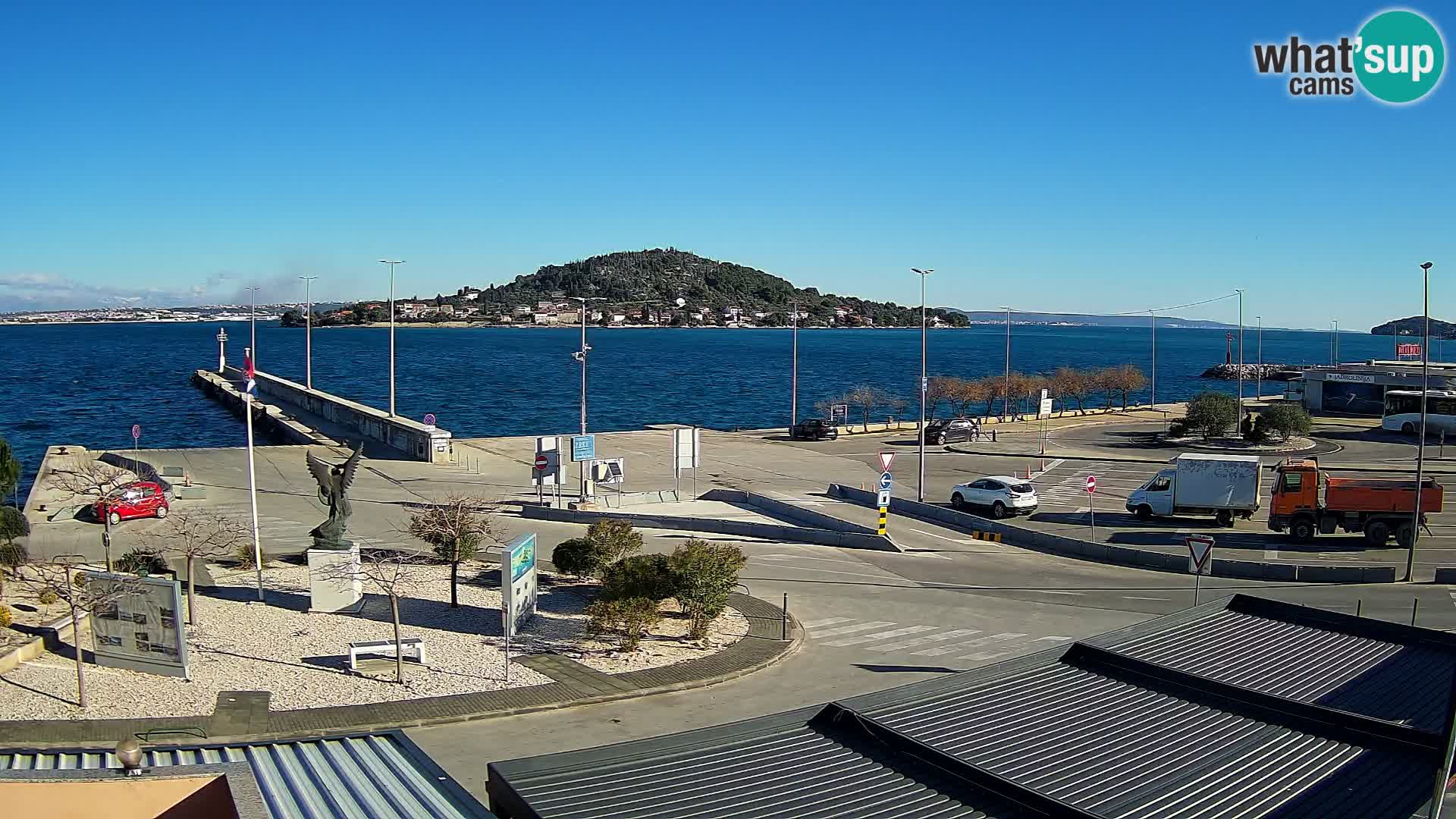 Webcam Ugljan – Preko Ferry to Zadar