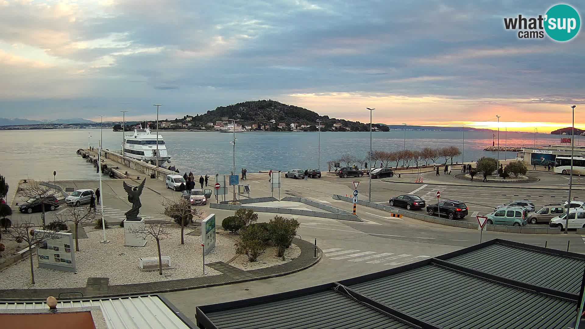 Webcam Ugljan – Preko Ferry to Zadar