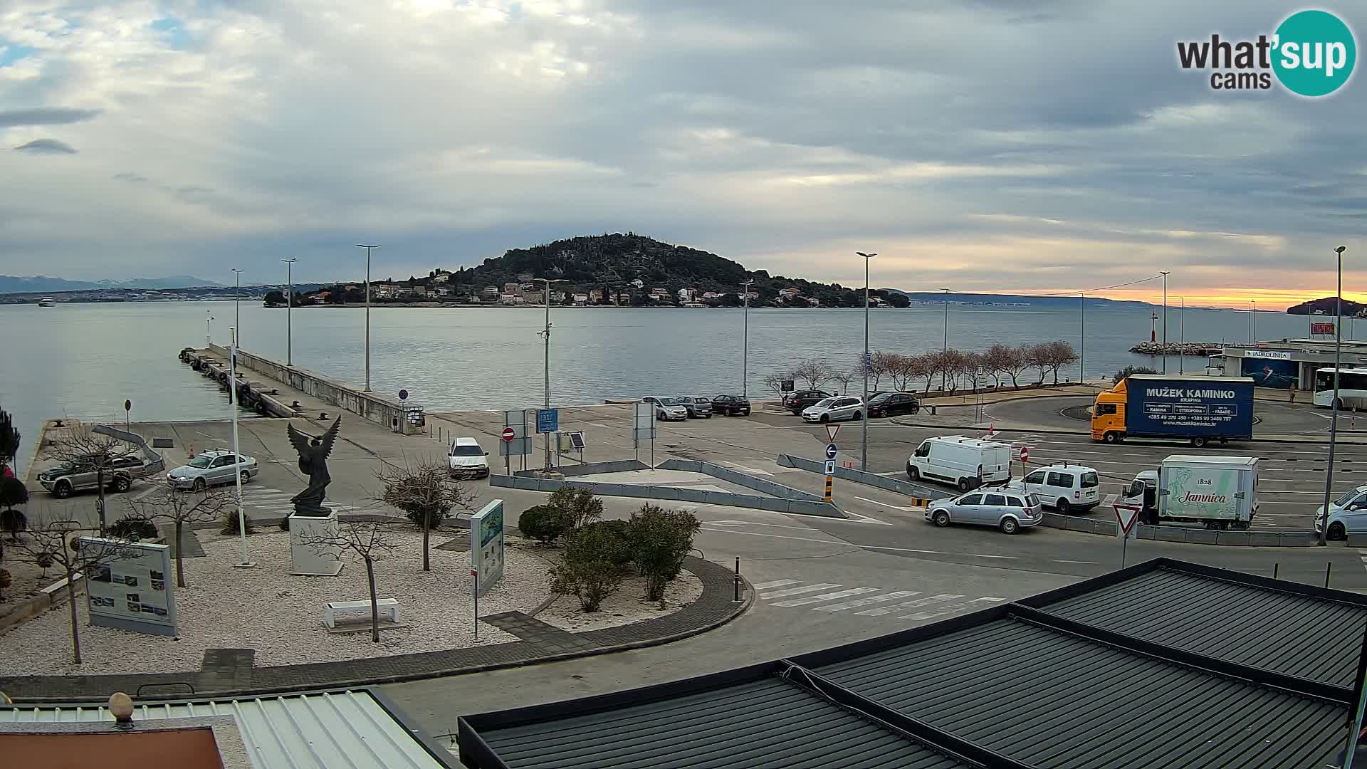 Webcam Ugljan – Preko Ferry to Zadar