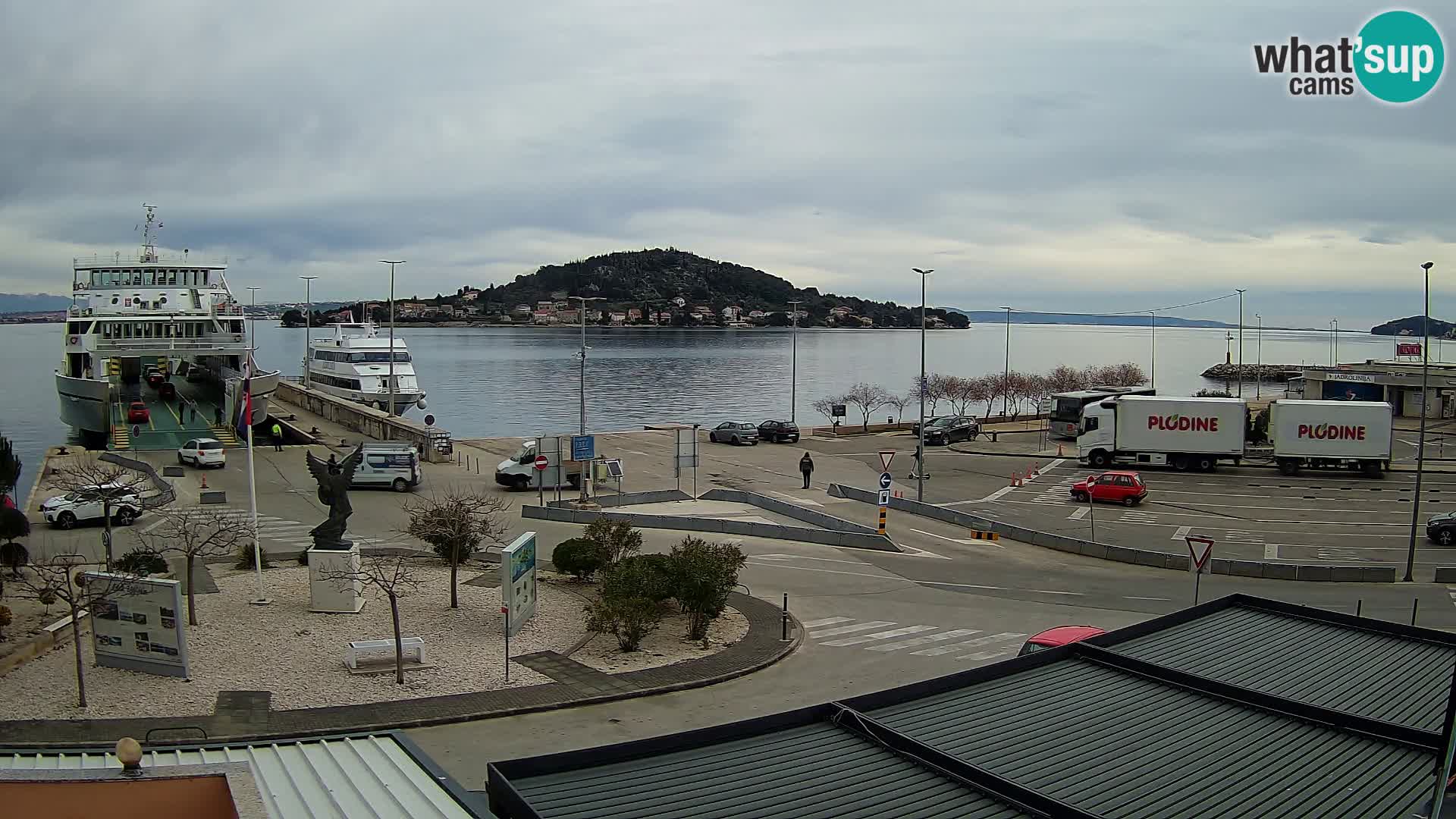 Webcam Ugljan – Preko Ferry to Zadar