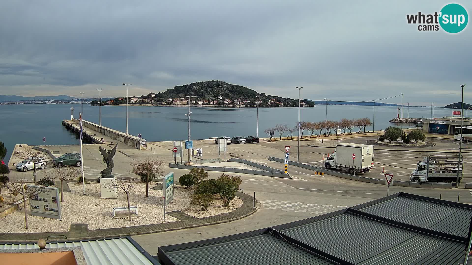 Webcam Ugljan – Preko Ferry to Zadar