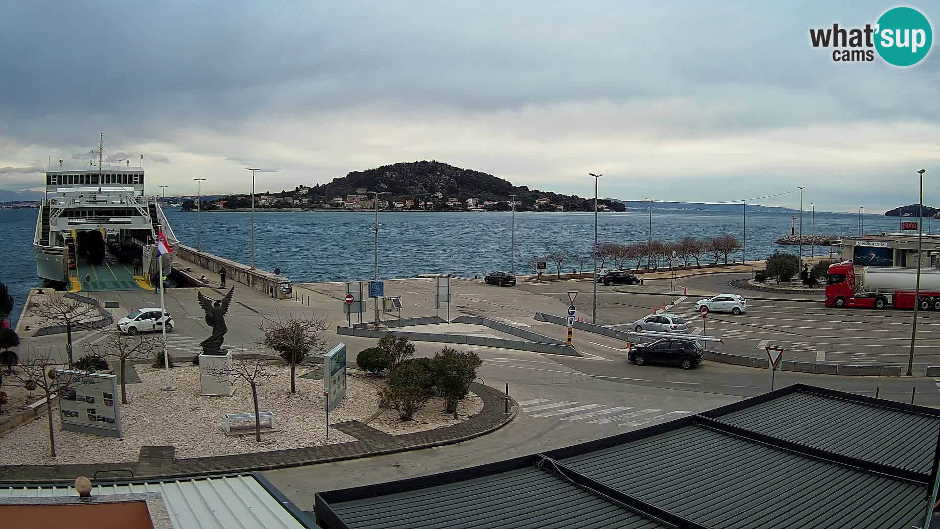 Webcam Ugljan – Preko Ferry to Zadar