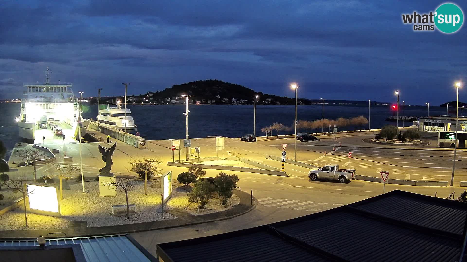 Webcam Ugljan – Preko Ferry to Zadar