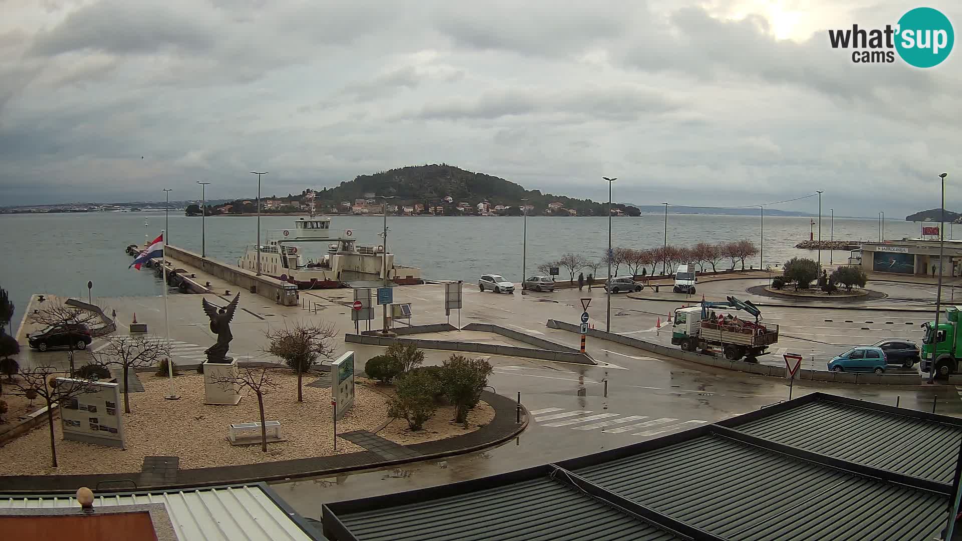 Webcam Ugljan – Preko Ferry to Zadar