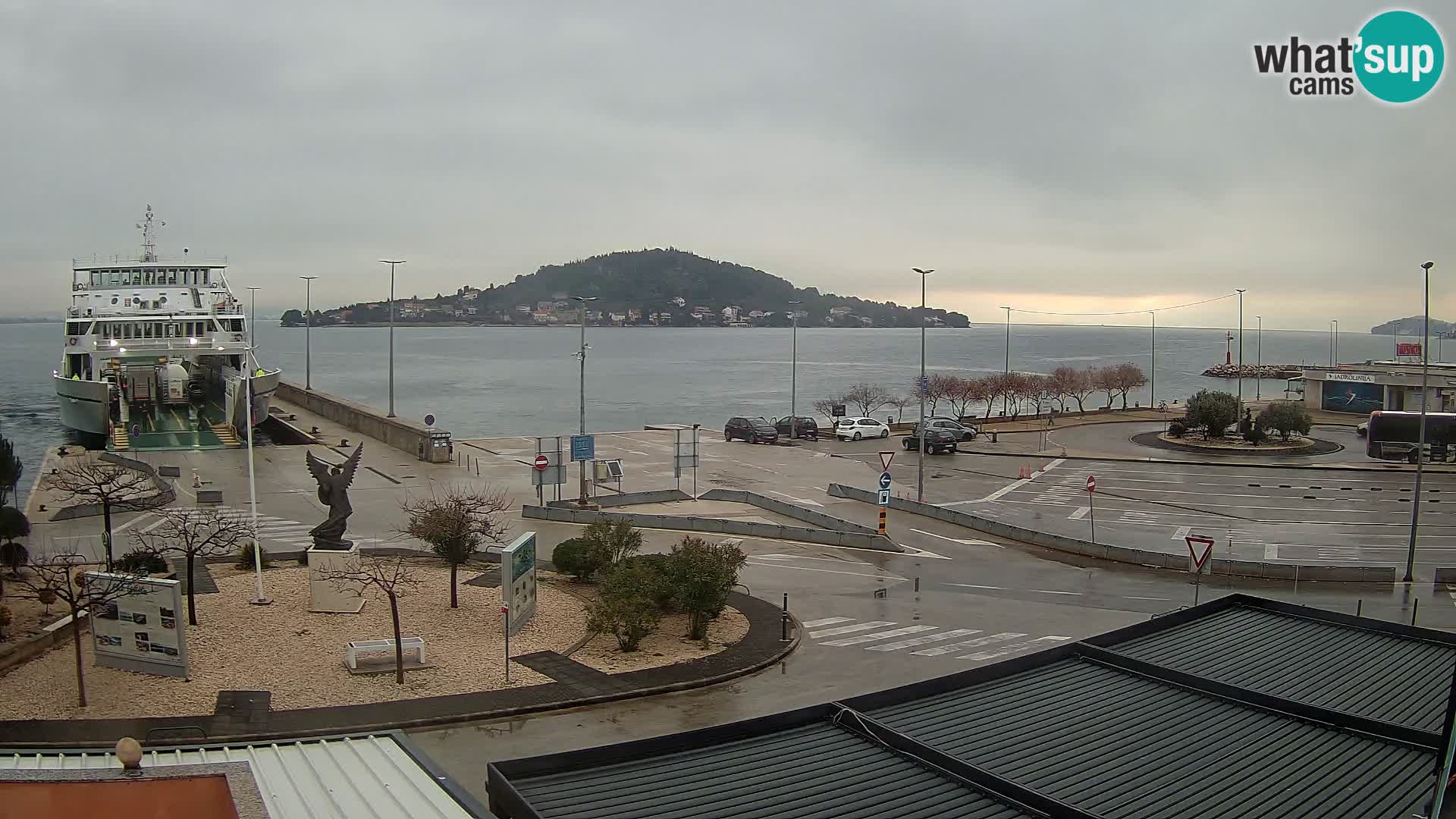 Webcam Ugljan – Preko Ferry to Zadar