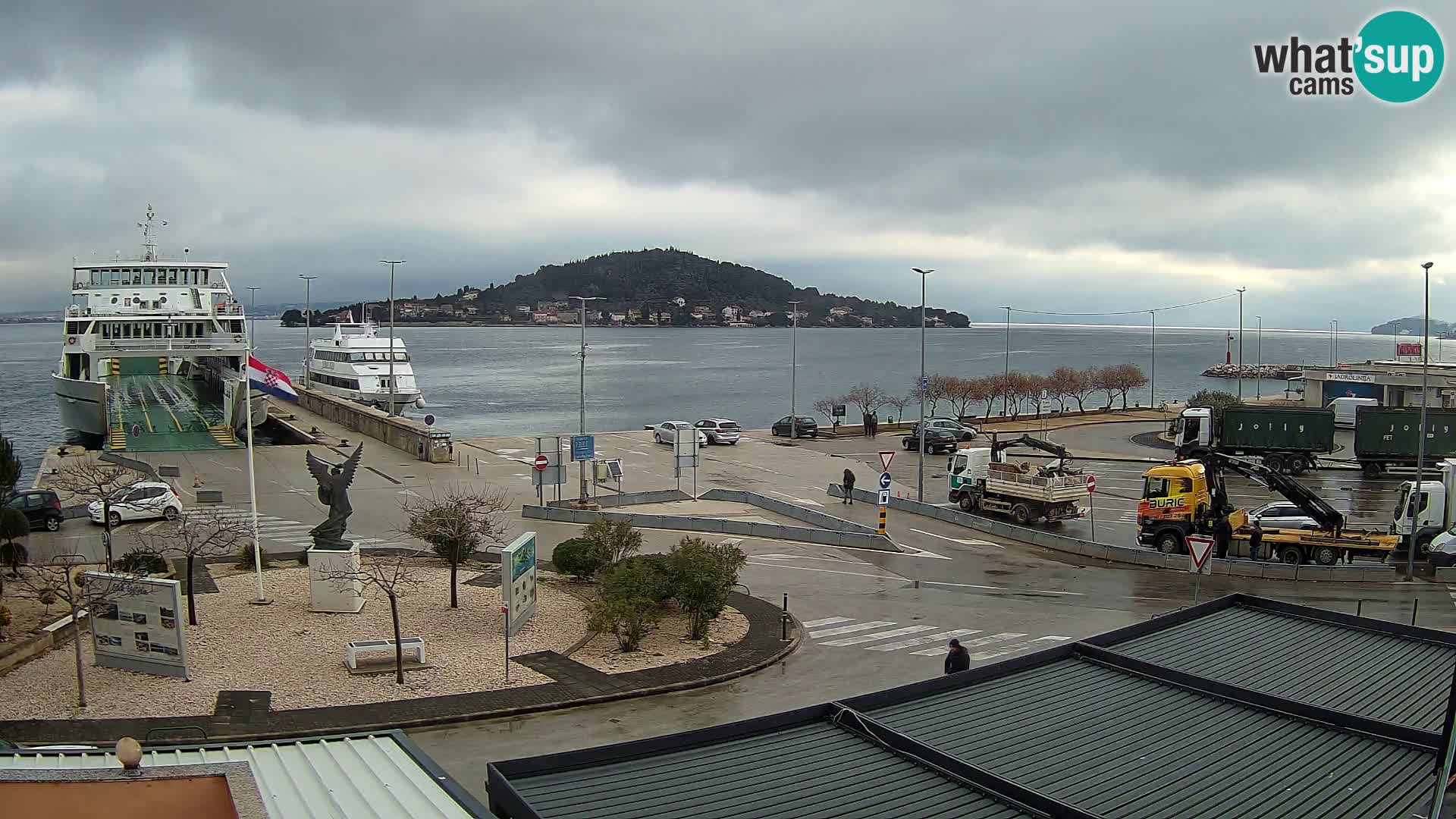 Webcam Ugljan – Preko Ferry to Zadar