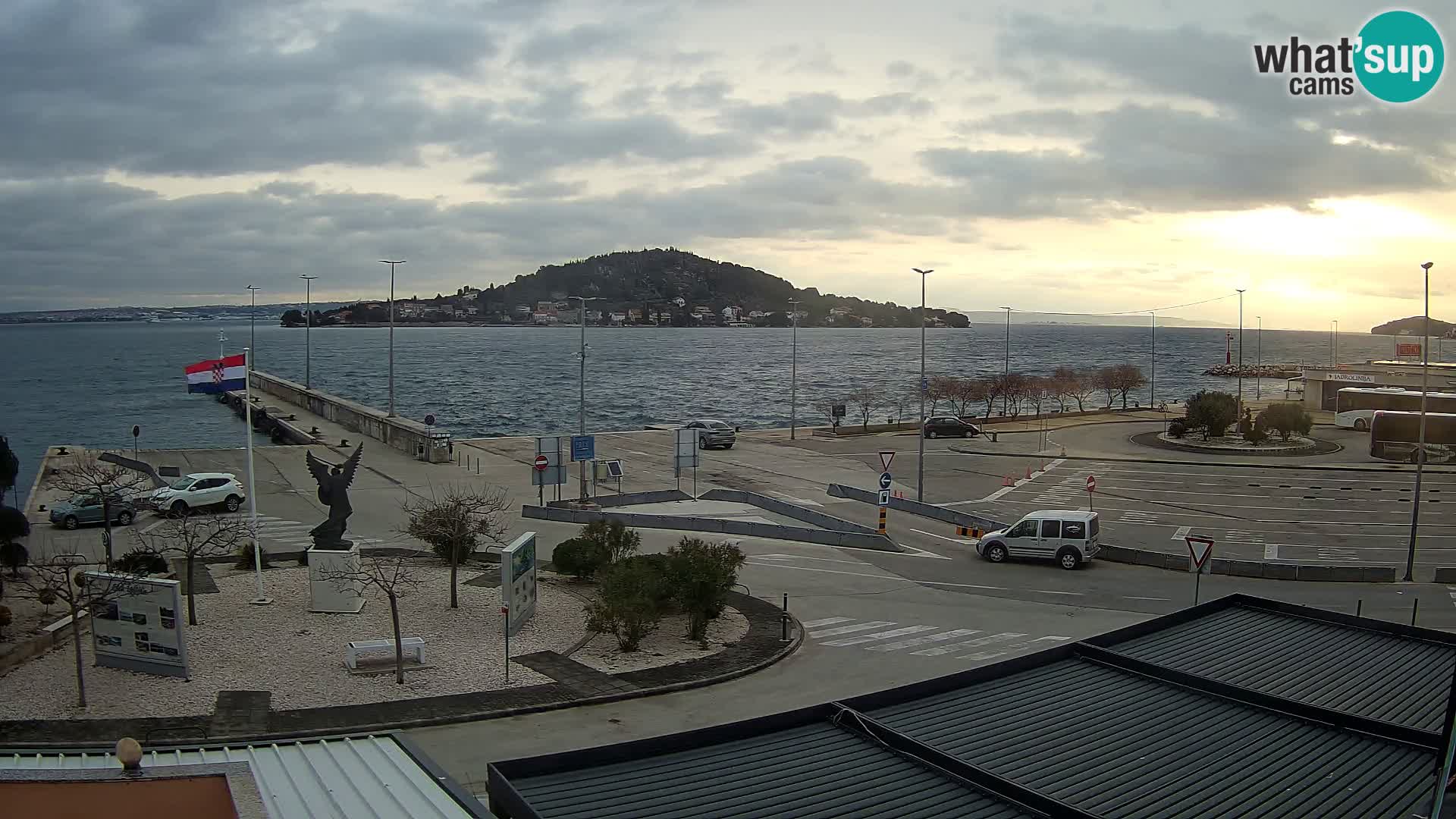 Webcam Ugljan – Preko Ferry to Zadar