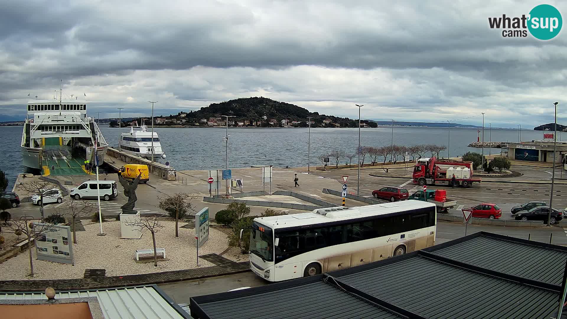 Webcam Ugljan – Preko Ferry to Zadar