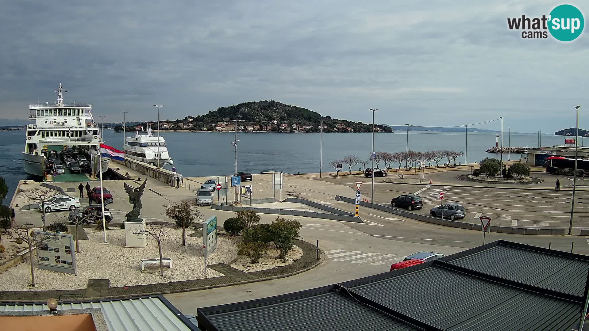 Webcam Ugljan – Preko Ferry to Zadar