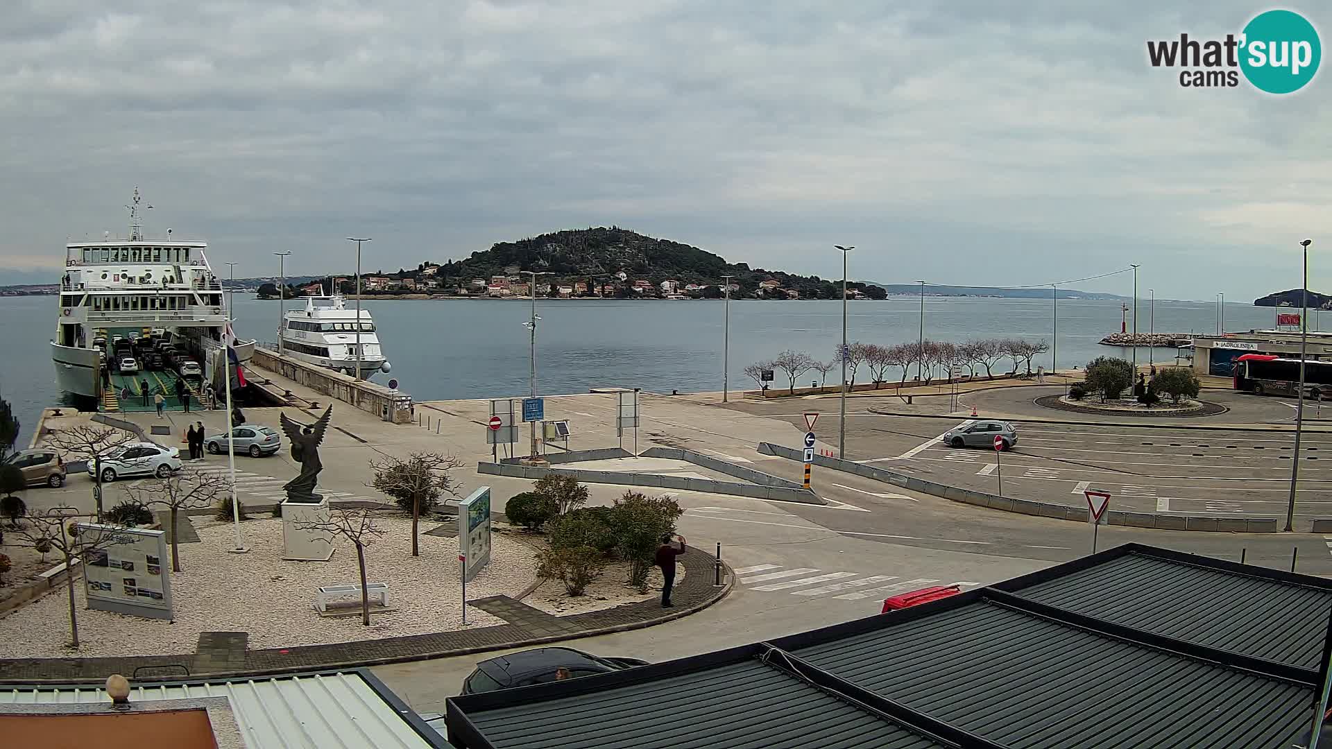 Webcam Ugljan – Preko Ferry to Zadar