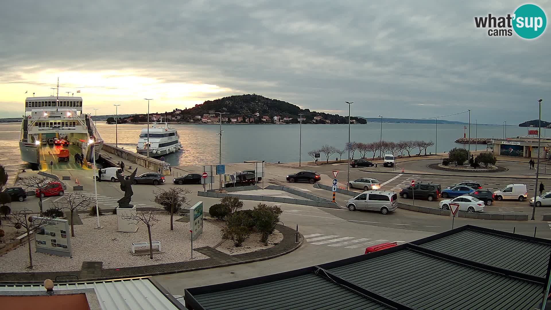 Webcam Ugljan – Preko Ferry to Zadar