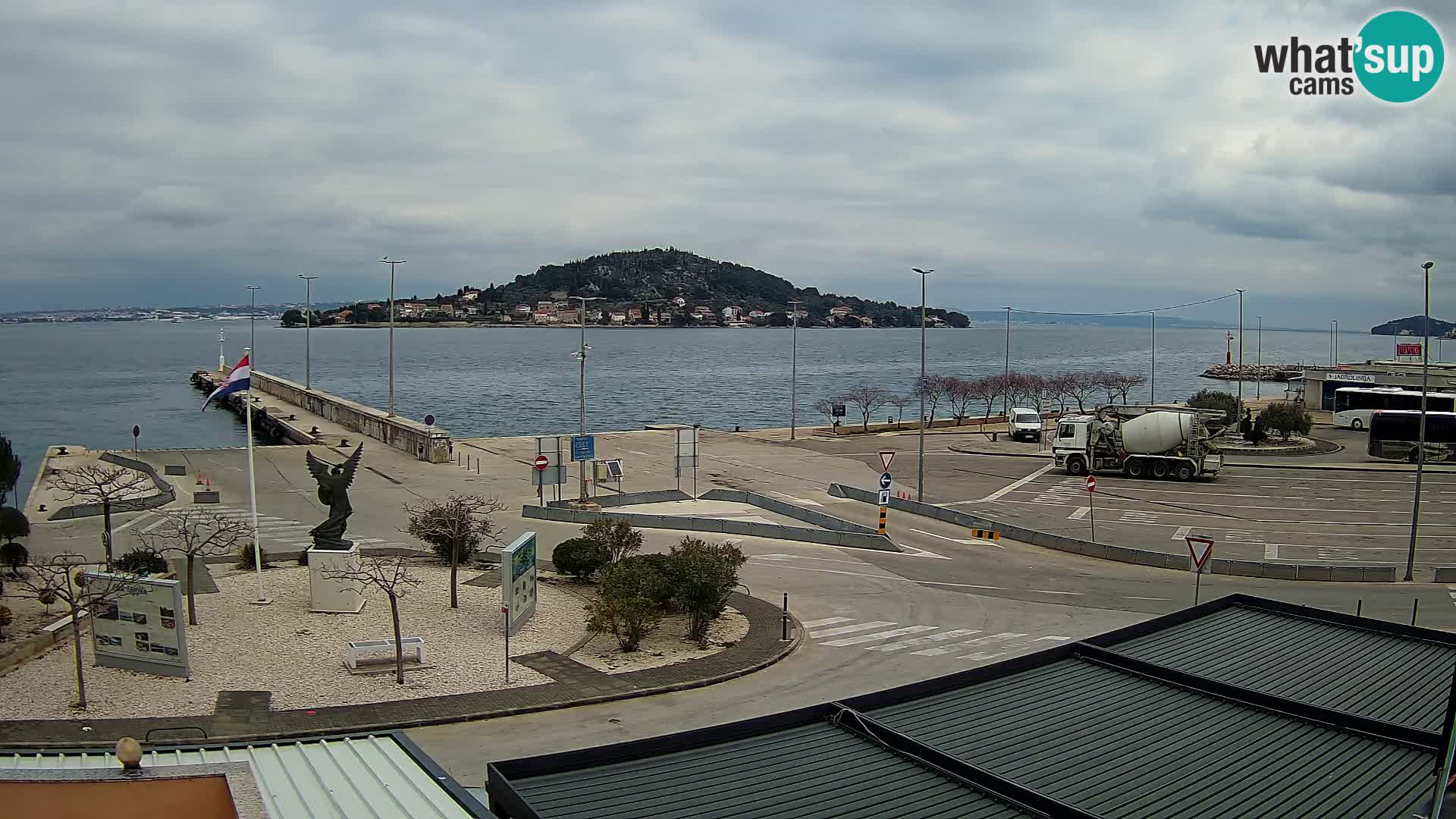 Webcam Ugljan – Preko Ferry to Zadar