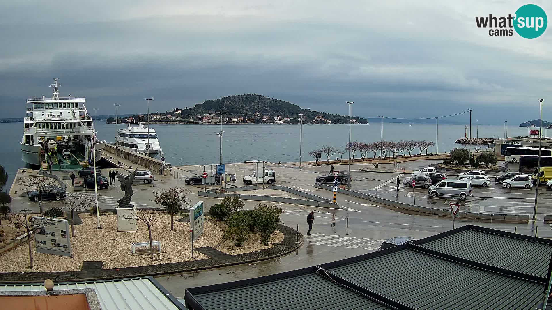 Webcam Ugljan – Preko Ferry to Zadar