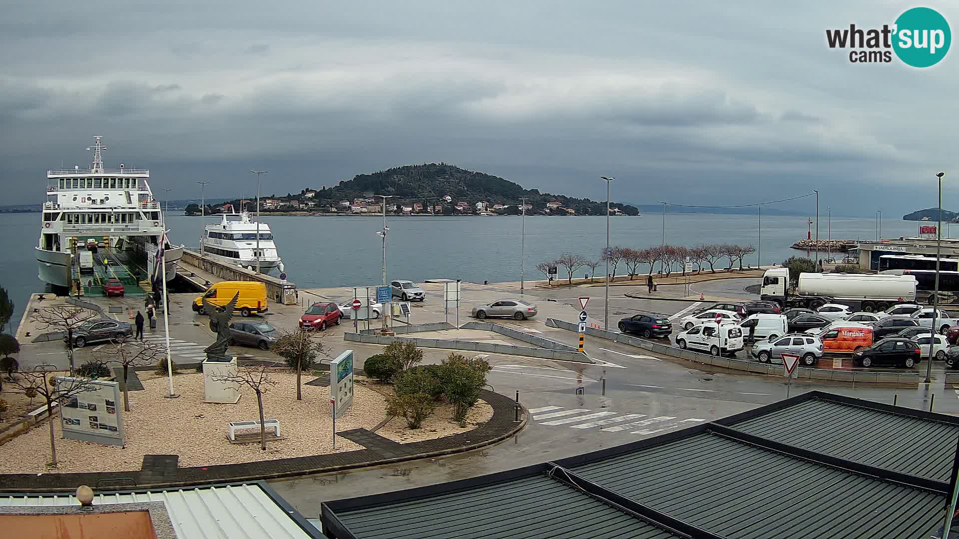 Webcam Ugljan – Preko Ferry to Zadar