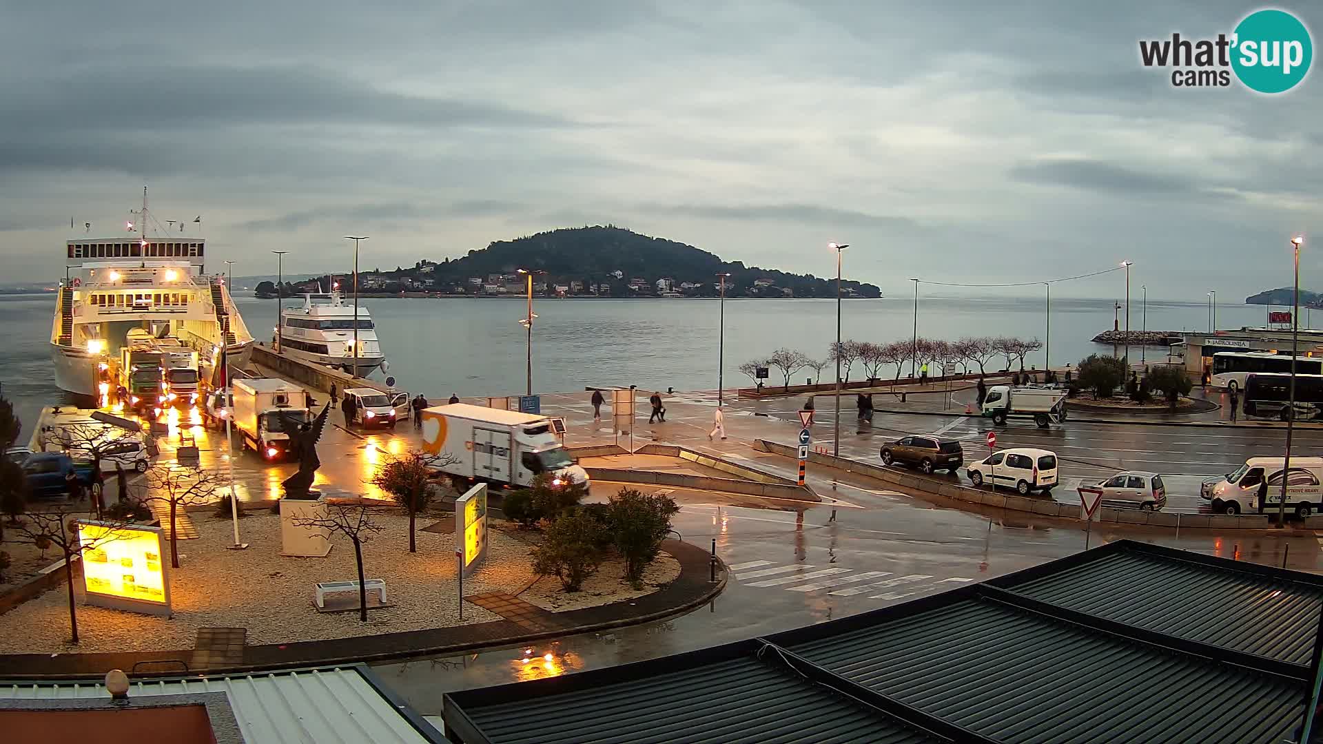 Webcam Ugljan – Preko Ferry to Zadar