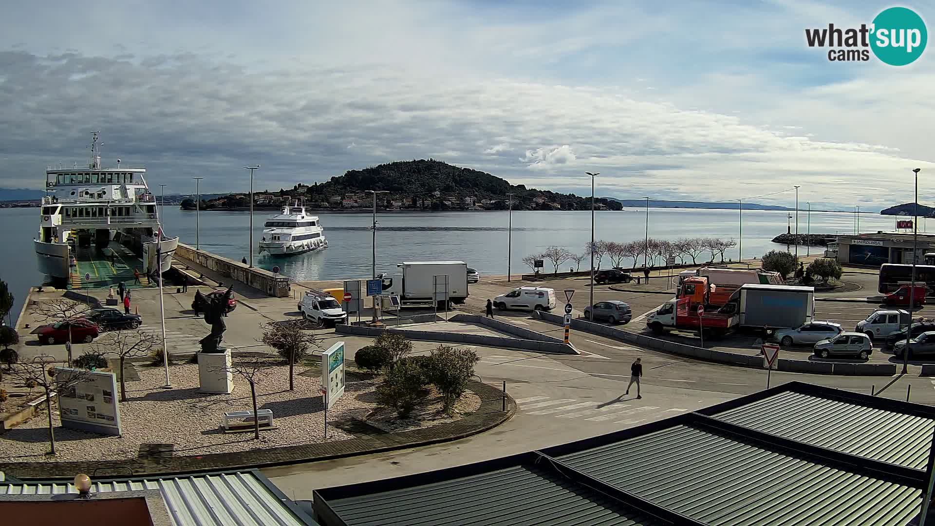 Webcam Ugljan – Preko Ferry to Zadar