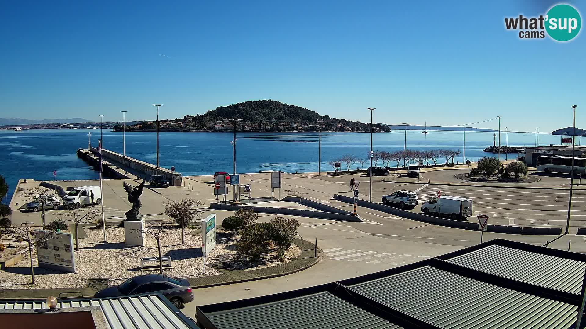 Webcam Ugljan – Preko Ferry to Zadar