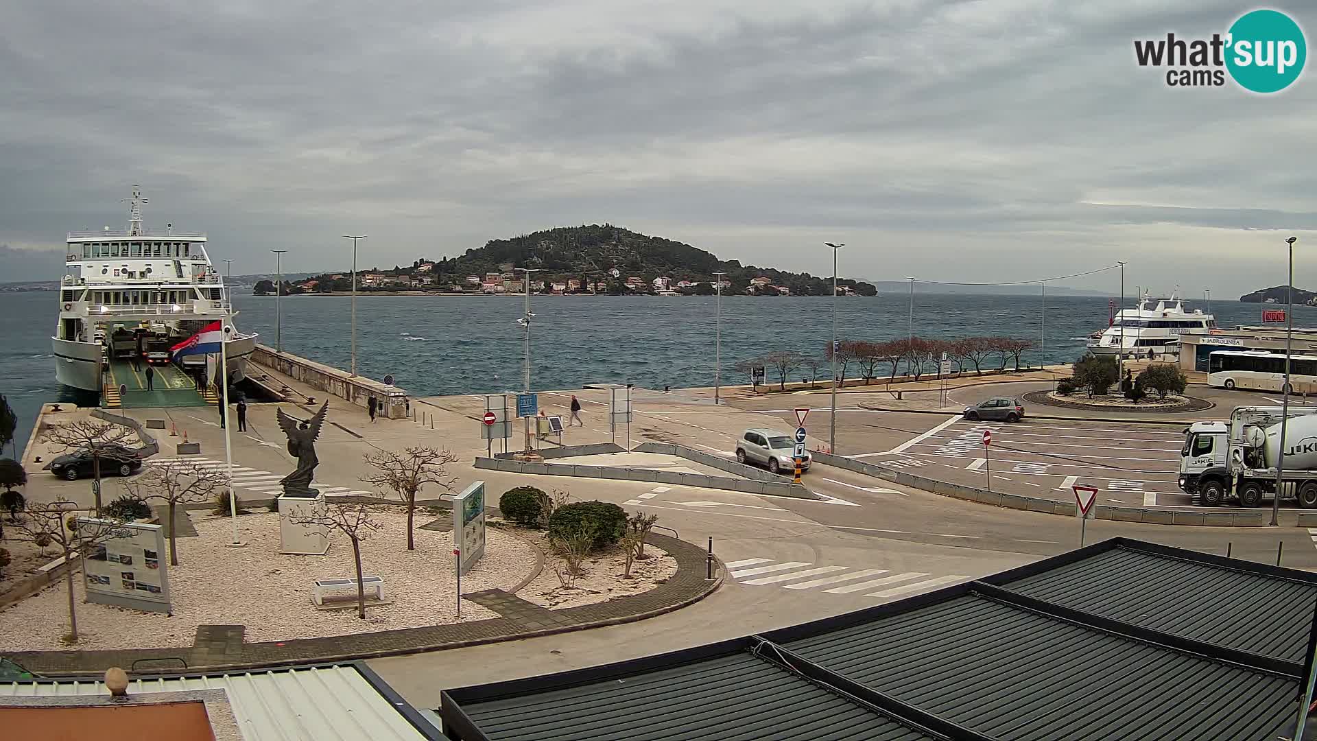 Webcam Ugljan – Preko Ferry to Zadar