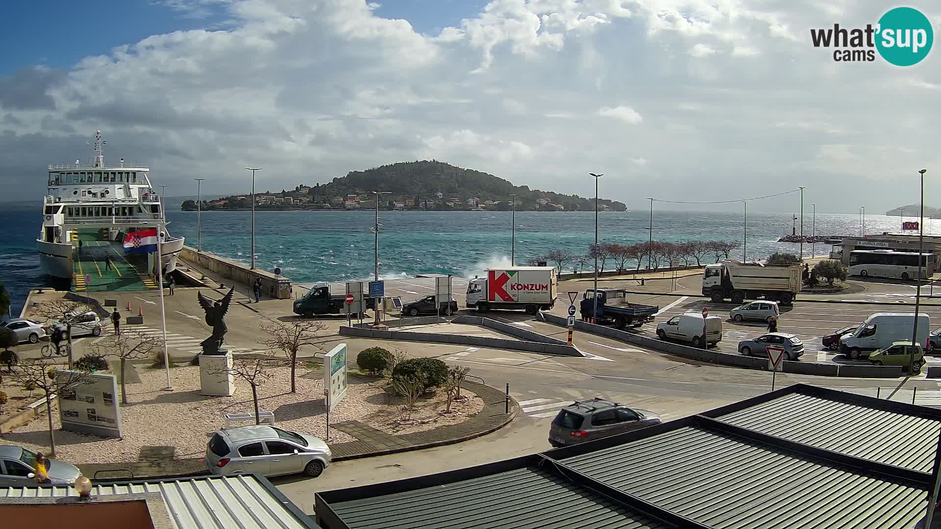 Web cam UGLJAN – Ferry de Preko à Zadar