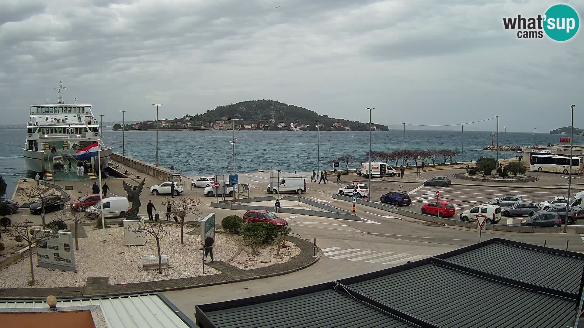 Webcam Ugljan – Preko Ferry to Zadar