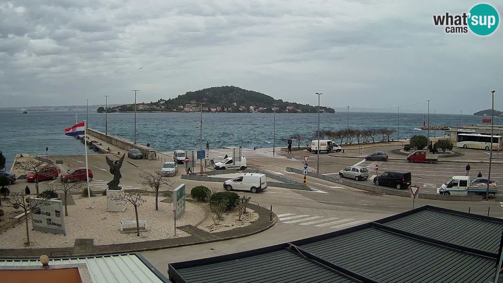 Webcam Ugljan – Preko Ferry to Zadar