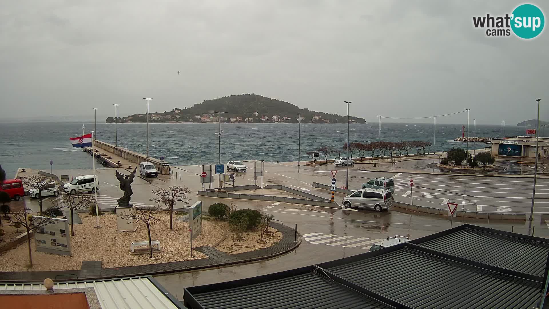 Webcam Ugljan – Preko Ferry to Zadar