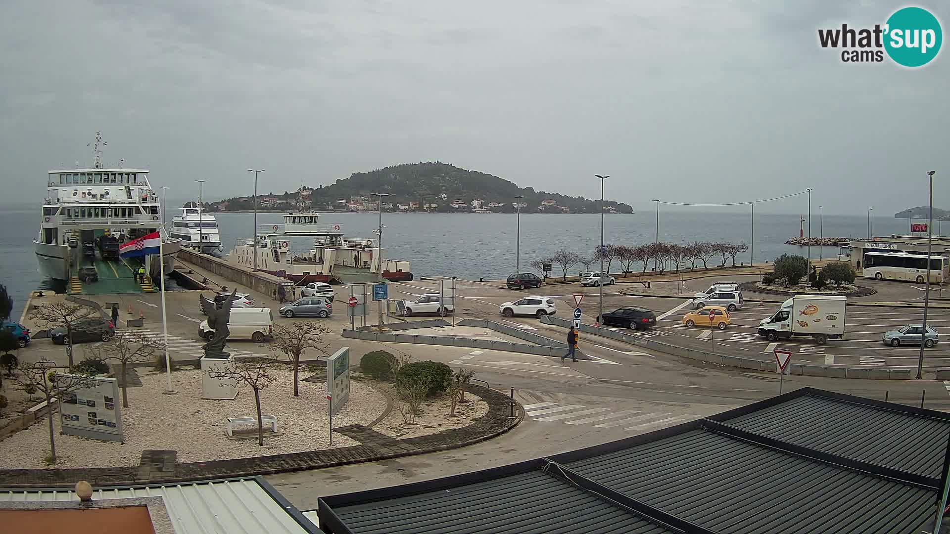 Webcam Ugljan – Preko Ferry to Zadar