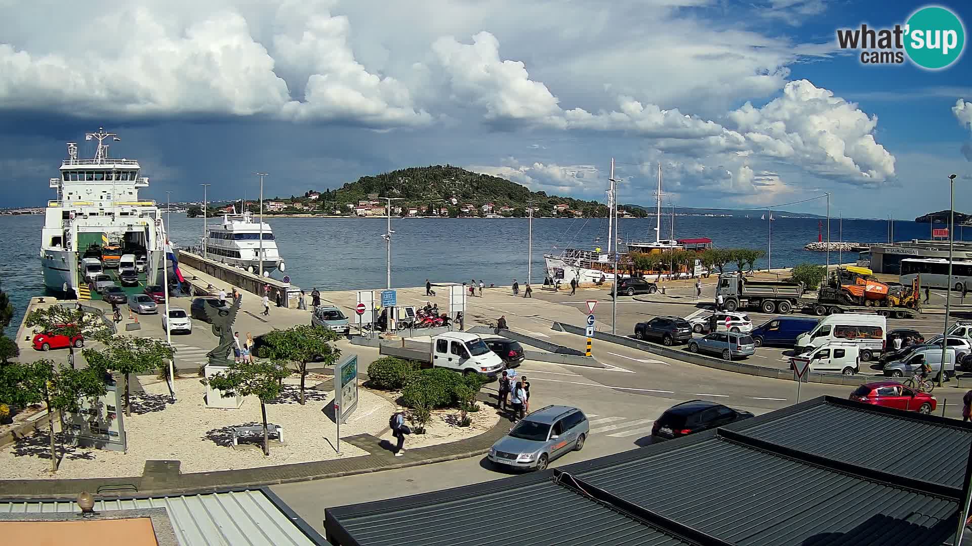 Webcam Ugljan – Preko Ferry to Zadar