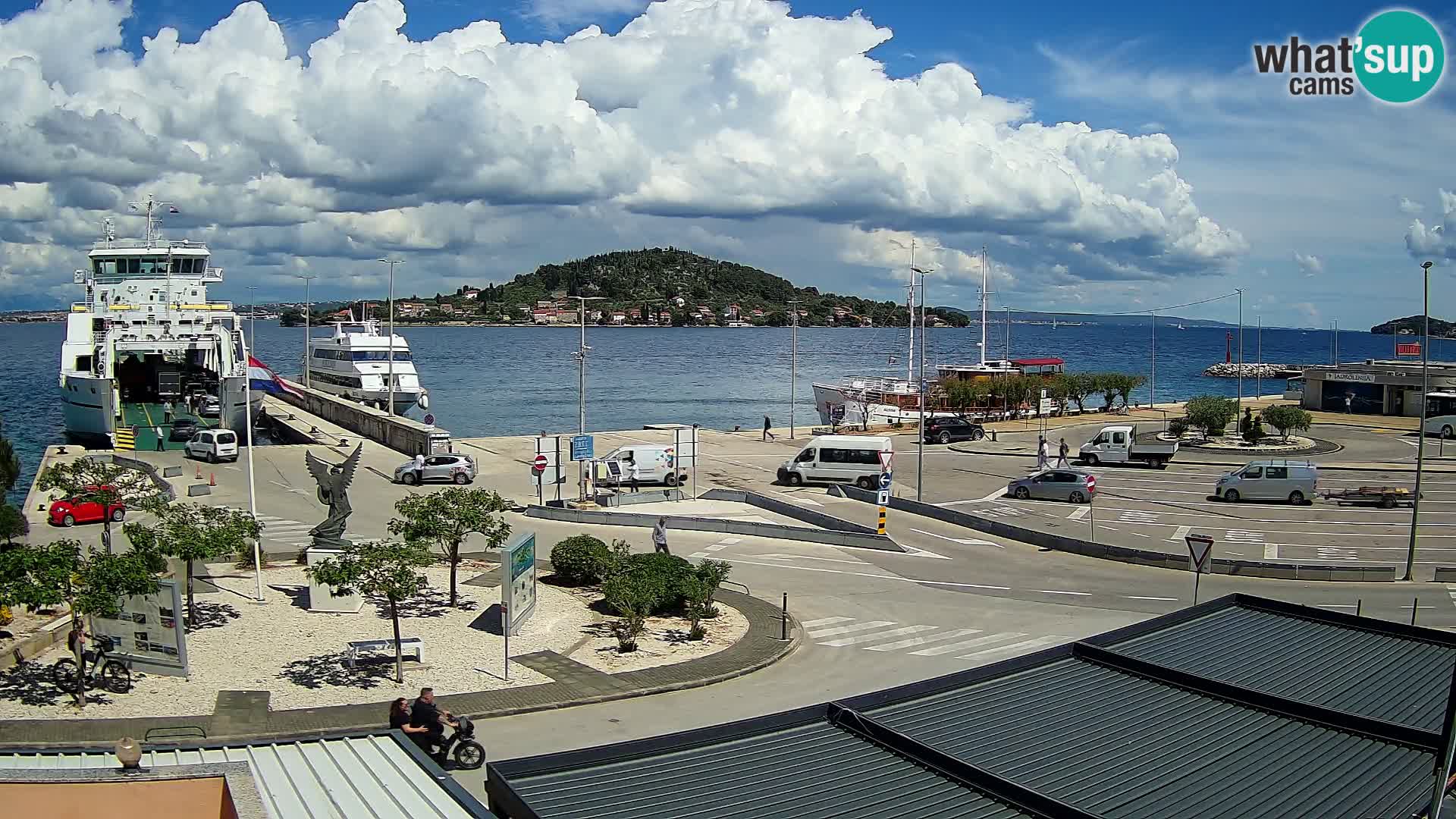 Spletna kamera Ugljan – trajekt Preko – Zadar
