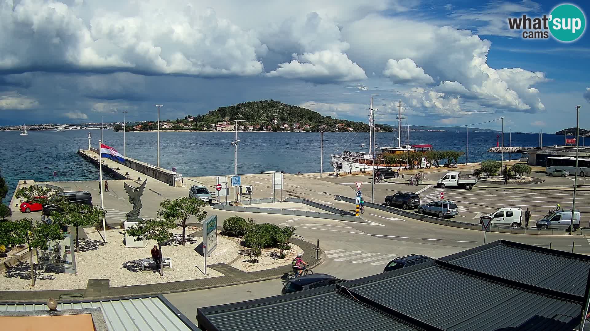 Webcam Ugljan – Preko Ferry to Zadar