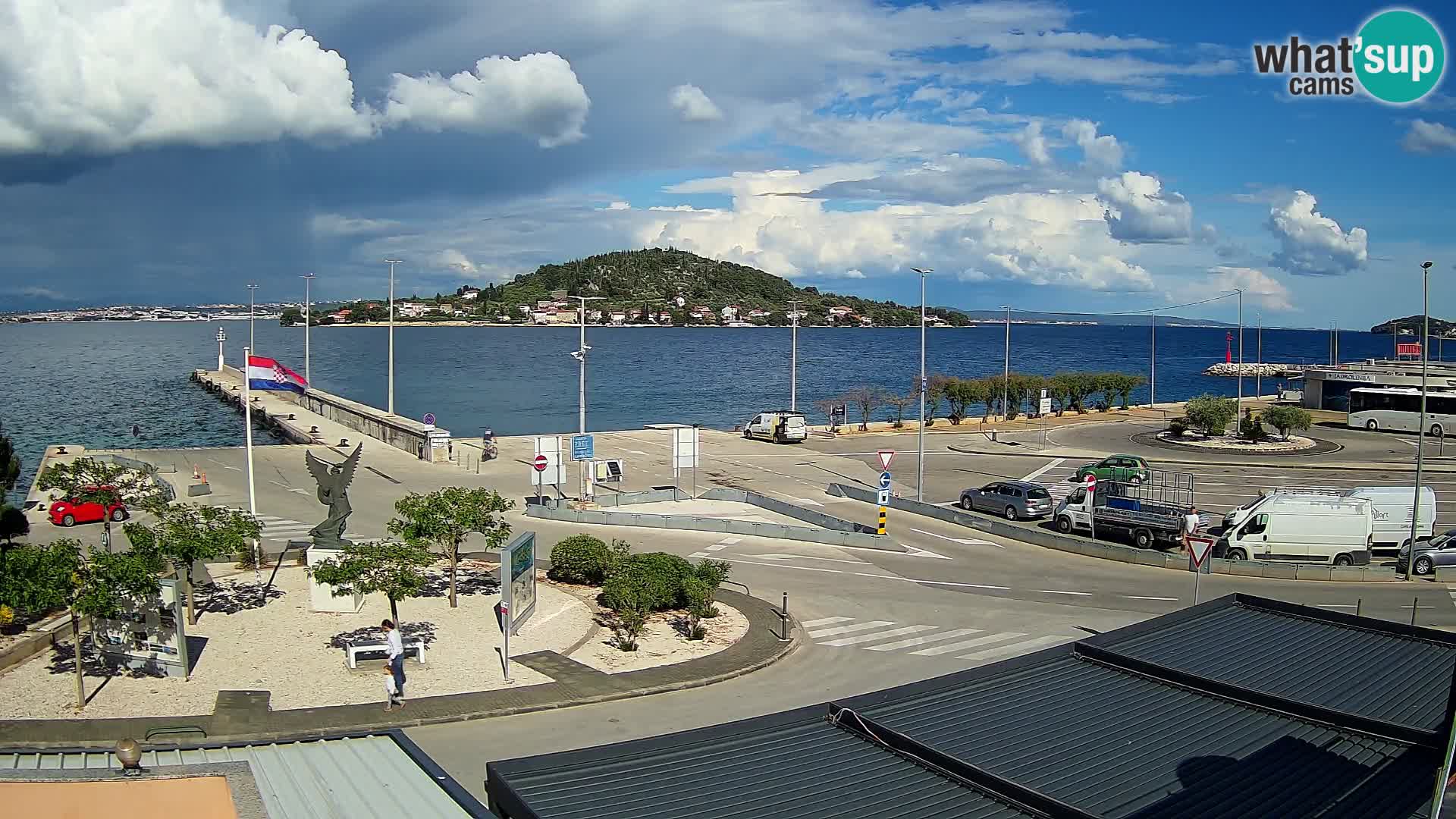 Webcam Ugljan – Preko Ferry to Zadar