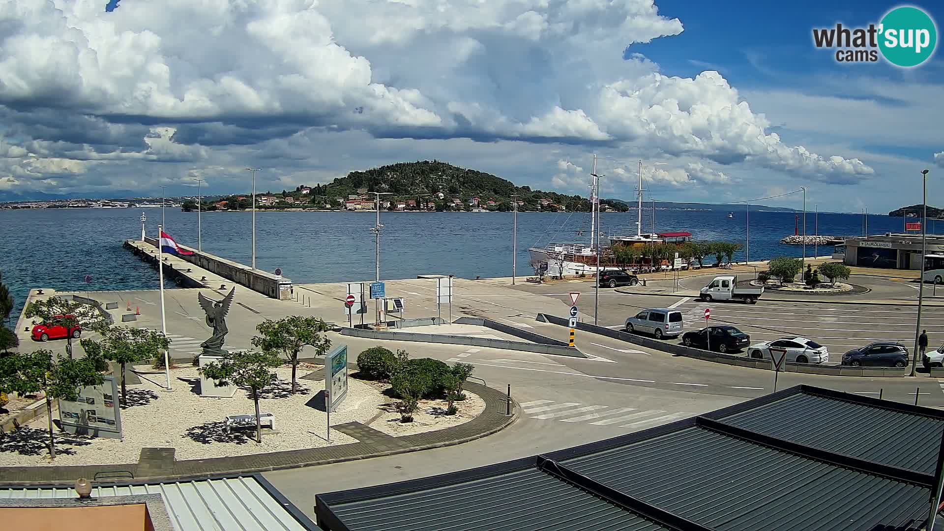 Webcam Ugliano – terminal traghetto da Preko a Zara