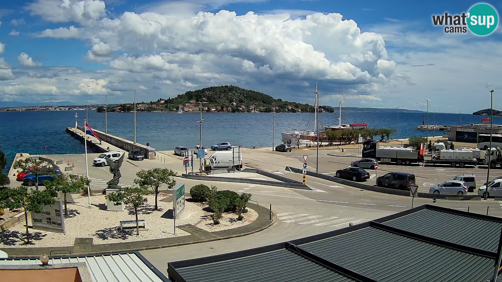 Web kamera Ugljan – Preko trajekt za Zadar