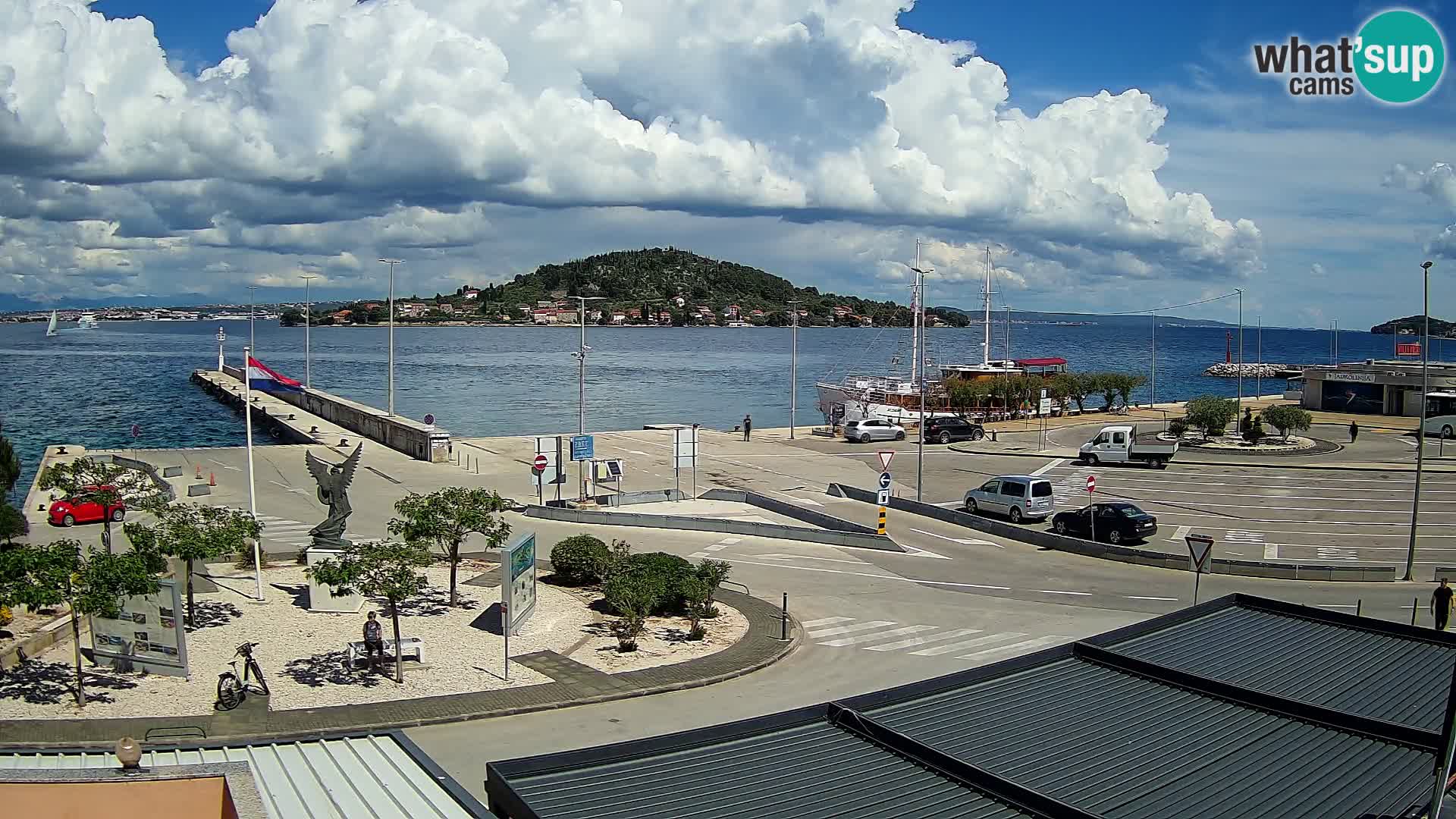 Web kamera Ugljan – Preko trajekt za Zadar