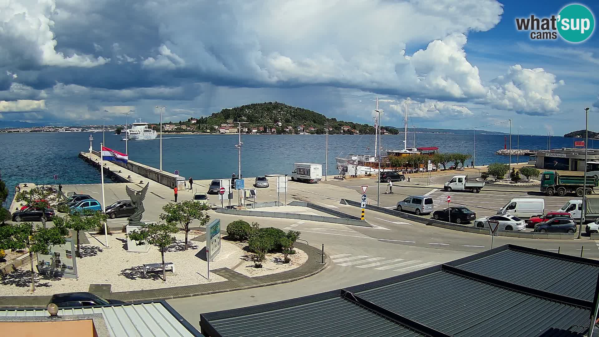 Webcam Ugljan – Preko Ferry to Zadar