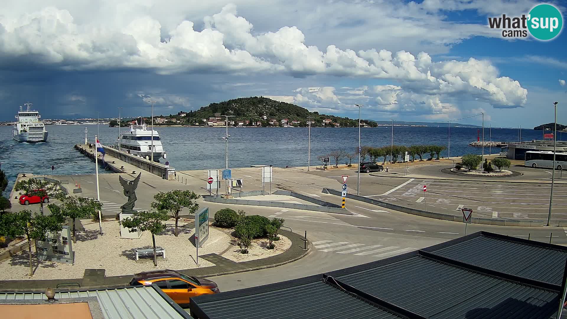 Webcam Ugliano – terminal traghetto da Preko a Zara