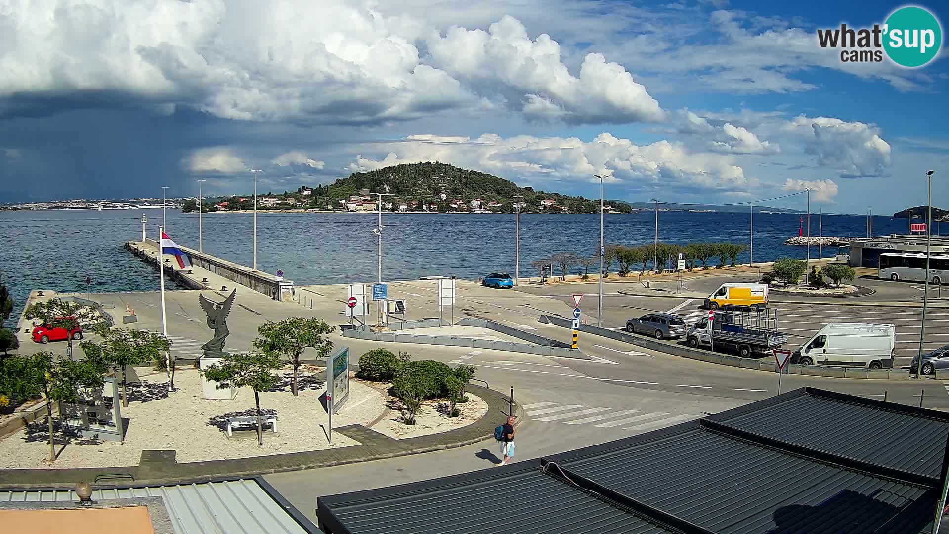 Webcam Ugliano – terminal traghetto da Preko a Zara