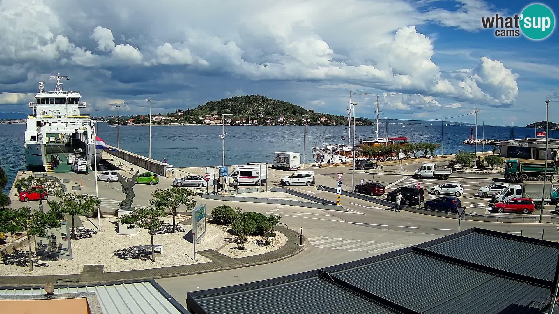 Webcam Ugliano – terminal traghetto da Preko a Zara